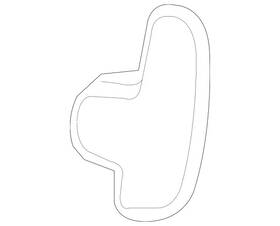 230-821-87-51 Mercedes-benz Genuine Rocker Switch