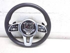 235-10082d Mercedes-benz 2022 Gle350 Black Leather Steering Wheel With Paddle Shifter Without Heat