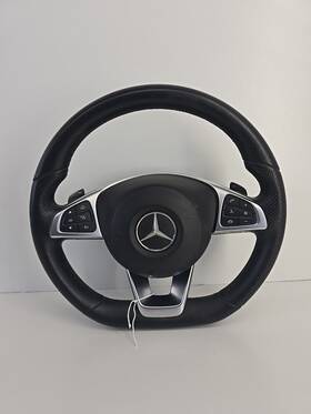 46007079e38 Mercedes-benz 2017-2018 C-class C300 W205 Steering Wheel With Shift Paddles Oem