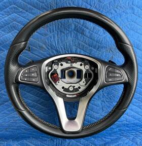 A004604603 Mercedes-benz 14-19 W117 Cla45 Amg Steering Wheel Controls With Shifters Black