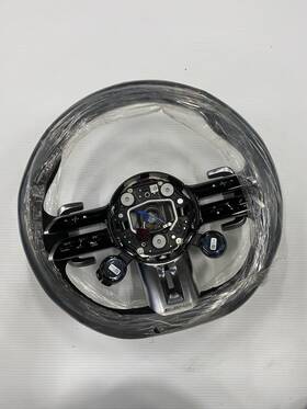 A0994601208 Mercedes-benz 22-24 Sl E Gle Gls Amg Gt Steering Wheel Leather Black Oem