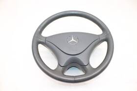 A1704600703 Mercedes-benz 2000 Sl500 R129 Conv #373 Steering Wheel Gray Leather 99-02