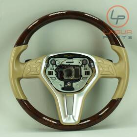 A2184600403 Mercedes-benz W218 12-18 Cls Class Steering Wheel With Paddle Shifters Beige&brown Q284