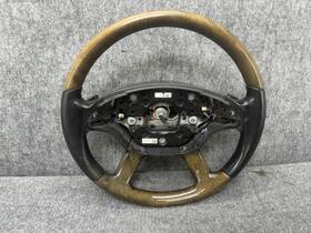 A2214603403 Mercedes-benz Wood Leather Steering Wheel Shift W216 W221 S63 Cl550 Cl600 Oem