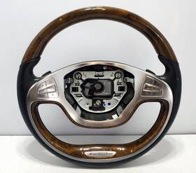 A2224605503 Mercedes-benz 2014-2017 Oem W222 S550 Steering Wheel Wood With Paddle Shifters