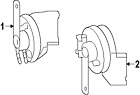 2515420320 Mercedes-benz Horn Oem Genuine