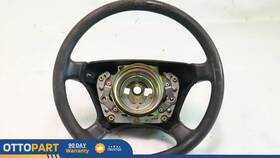 W14000116 Mercedes-benz 1992-1998 For W140 S Class Steering Wheel Black Leather Sport Oem