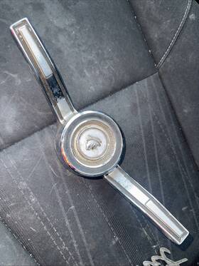 C5ga-13a800 Mercury 1965 Comet Cyclone Caliente Steering Wheel Horn Button Bar Original Oem