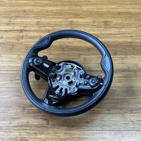 32306996051 Mini 2017-2024 Cooper S F55 2.0l Steering Wheel Shift Paddles Leather Oem Note