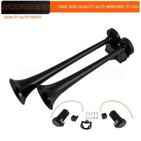 10146507 Mirozo Fits Boat Train Car Semi Truck Air Horn 2 Compressors Kit 12v 148db Dual Trumpet