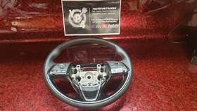 4400a914xa Mitsubishi Black Leather Red Stitch Ralliart Steering Wheel 2014-2023 Mirage