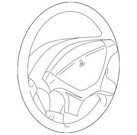 Mitsubishi Mr791871 Genuine Steering Wheel