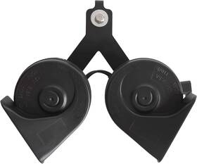 5076-014 Mocar7 Horn Assembly With Bracket Compatible 2005-2023 Ford F350 F250 Black
