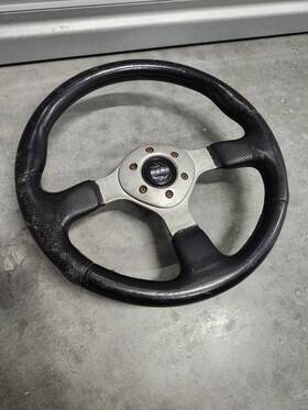 70116 Momo 09-99 Race Typ D35 Kba Genuine Leather Steering Wheel