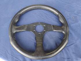 3267a Momo 70116 11-96 Steering Wheel 350mm 35cm Black Type D35 Kba Universal 03-96