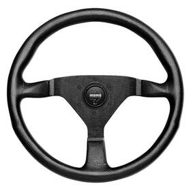 Mcl32bk1b Momo For Montecarlo Steering Wheel 320 Mm - Black Leather/black Stitch/black