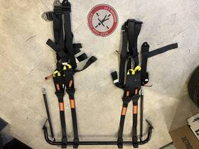 Mo1255120002 Momo Sr6 Series 6-point Racing Harness Pair Black With 49 Inch Bar