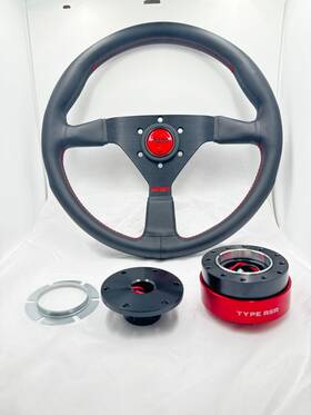 Rsr2025eg Momo Monte Carlo Steering Wheel 350mm Rsr Quik Release Hub Kit Eg 92-95 Civics