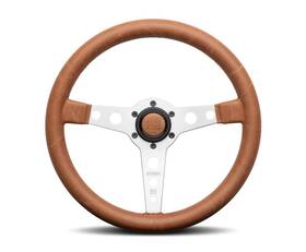 Vprohertob35r Momo Prototipo Tobacco Heritage Steering Wheel 350mm Leather Vprohertob