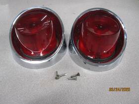 1960003 Mopar 1960002 Used 1959 Dodge Wagon Tail Light Lamp Housing Rh Lh #