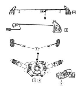 1th12jw4ab Mopar Genuine Radio Control Switch Right