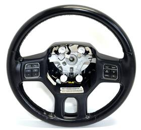 1uh62dx9ah Mopar 2013-2024 Ram 1500 2500 3500 Classic Leather Steering Wheel Heated Black Oem