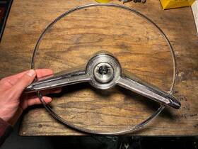 2401704 Mopar 1963 Dodge Polara 500 Steering Wheel Full Horn Ring 63 Only
