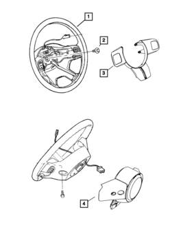 5mv94dx9aa Mopar Genuine Steering Wheel