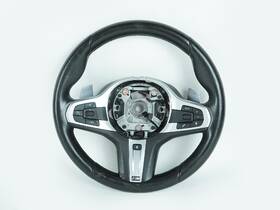 5mz16dx9aa Mopar 2017 - 2022 Bmw 5 Series G30 M Sport Steering Wheel Leather W Paddle Heated Oem