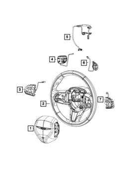 5rq11gtvab Mopar Genuine Radio Control Switch