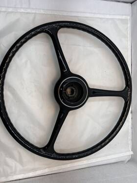 654708 Mopar 658642 1936 1937 Chrysler 8 Cylinder Cars Steering Wheel Black Oem Original