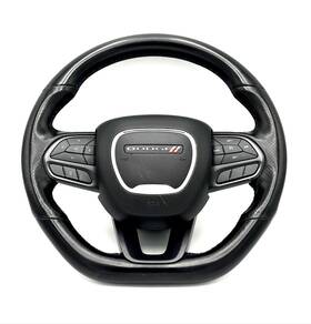 Mopar 6xs761x9aa 2021-2026 Dodge Durango Oem Black Leather Steering Wheel Cruise Audio Controls