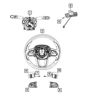 7fr23lxhaa Mopar Genuine Radio Control Switch