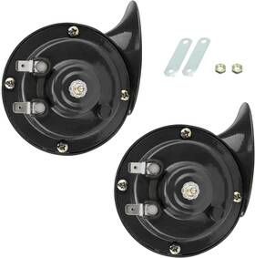 Mox2105 Moxruq 2 Pcs Snail Air Horn 300db Super Loud Train 12v Waterproof