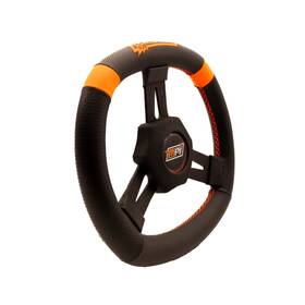 Mpi-kqs2-11 Mpi Steering Wheel Black Synthetic Grip Quarter Midget Racing