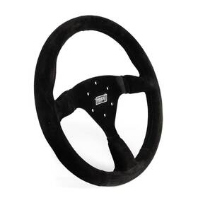 Mpi-f2-14-b Mpi Usa Track Day Steering Wheel 14in Full Black Flat
