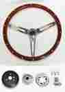 Mpq6004x Fsgrt Dodge Dart Charger Coronet High Gloss Wood Euro Steering Wheel 15 Ss Spokes
