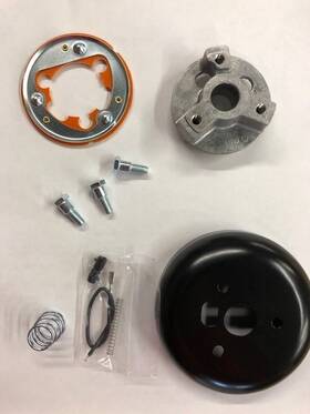 4312 Mqp 1967 Dodge Steering Wheel 3 Bolt Hub Adapter Horn Kit Installation
