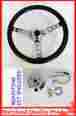 Mqp14-4331x Gt 14 1 2 Bronco F100 F150 F250 Classic Black Steering Wheel Center Cap