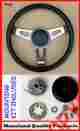 Mqp846x Grant Challenger Charger 3 Spoke Tuff Black Steering Wheel
