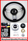 Mqp860x Grant Chevelle Camaro Nova Ss Cap Black Steering Wheel 13 3 4 Shallow Dish