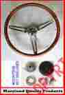Mqp967x Grant 1969-1993 Buick Skylark Gs Walnut Wood Steering Wheel 15 New
