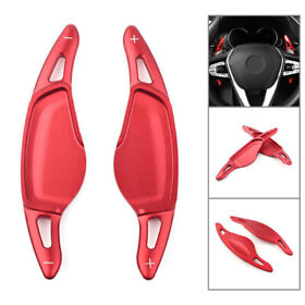 Hukyu-2050yfa068 New Red Alu Steering Wheel Paddle Shifter Extension For Bmw 5 7 Series X3 X4 X5