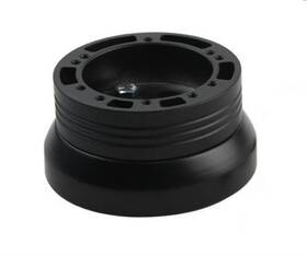 Nwm-a01-56b New World Motoring 5 And 6 Hole Steering Wheel Black Hub Adapter Flaming River Ididit Gm Chevy A01