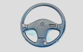 235.da1l93 Nissan 1993 240sx Oem Steering Wheel Missing Emblem Worn Leather