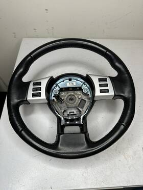 235-nissan Nissan 03-09 350z Black Leather Driver Column Steering Wheel Cruise Control Oem