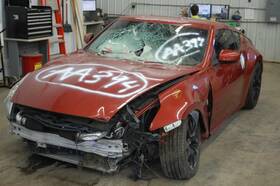 238-67257a Nissan Steering Column For 370z Assy Blk W-key