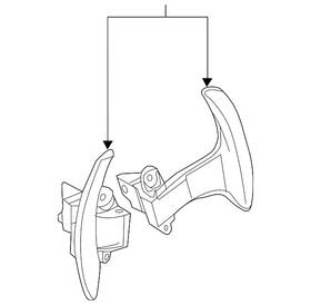 25549-9hs0a Nissan Genuine Paddle Switch