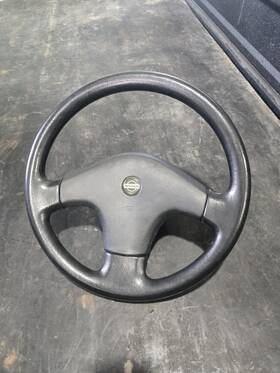 48430-51f00 Nissan 240sx S13 Steering Wheel Black Cover Oem Silvia 180sx