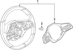 48430-5mp5e Nissan Genuine Steering Wheel